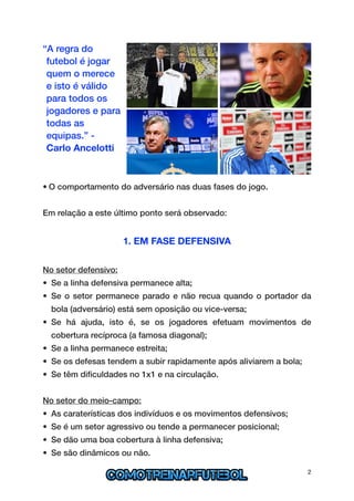 Protocolo Guia para a Observação dos Adversários | PDF