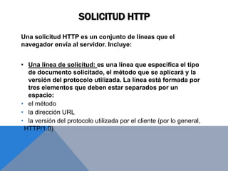 Protocolo http | PPTX