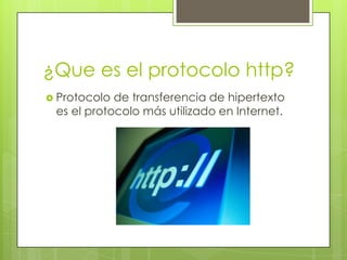 Protocolo http | PPTX
