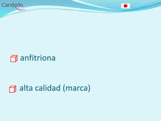 anfitriona
alta calidad (marca)
 