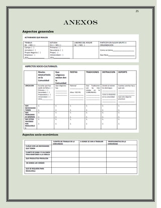 25



                            Anexos
Aspectos generales




Aspectos socio-económicos
 