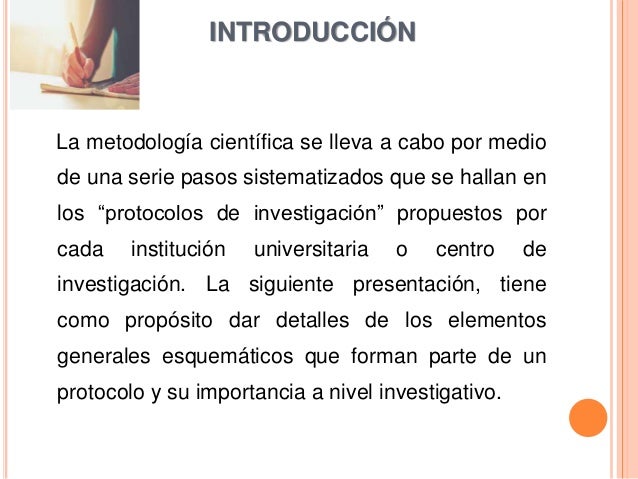 Protocolo investigacion