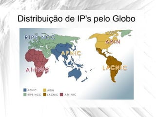 Distribuição de IP's pelo Globo

 