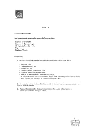 Protocolo Lojas da Visao