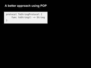 A better approach using POP
 