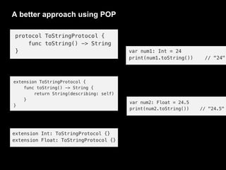 A better approach using POP
 