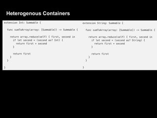 Heterogenous Containers
 