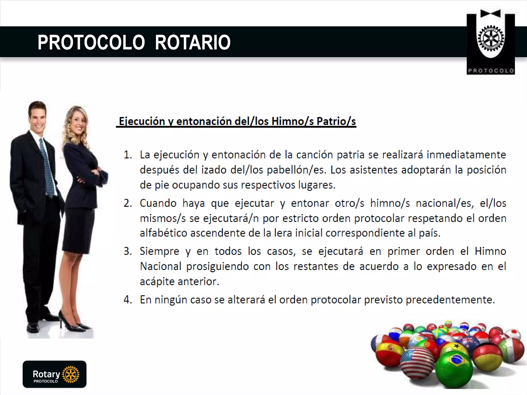 PROTOCOLO ROTARIO
 