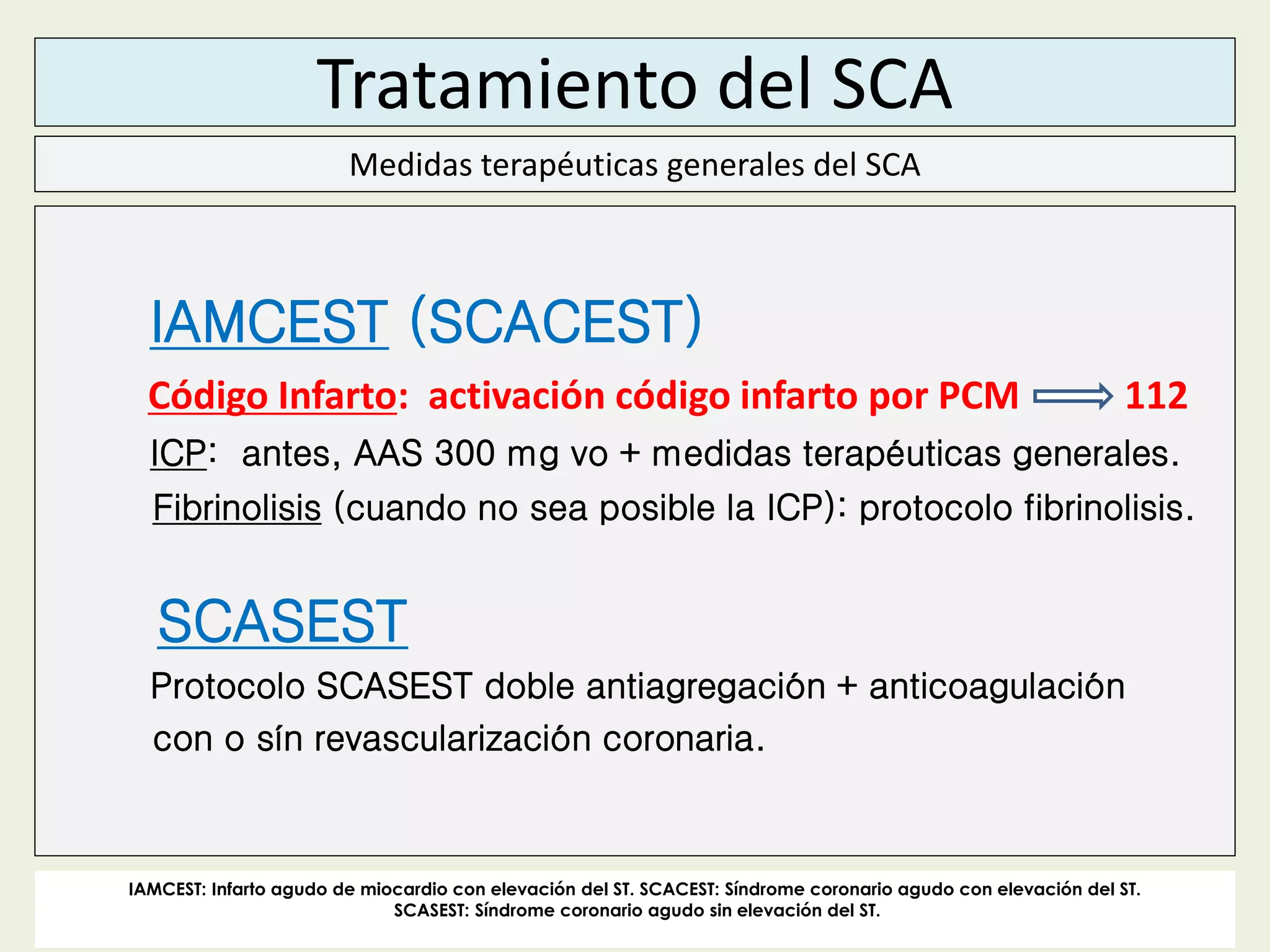 Protocolo sca departamento. | PPT