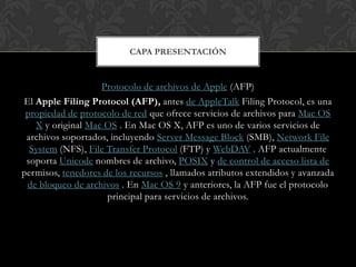 Protocolos de cada capa del modelo osi | PPTX