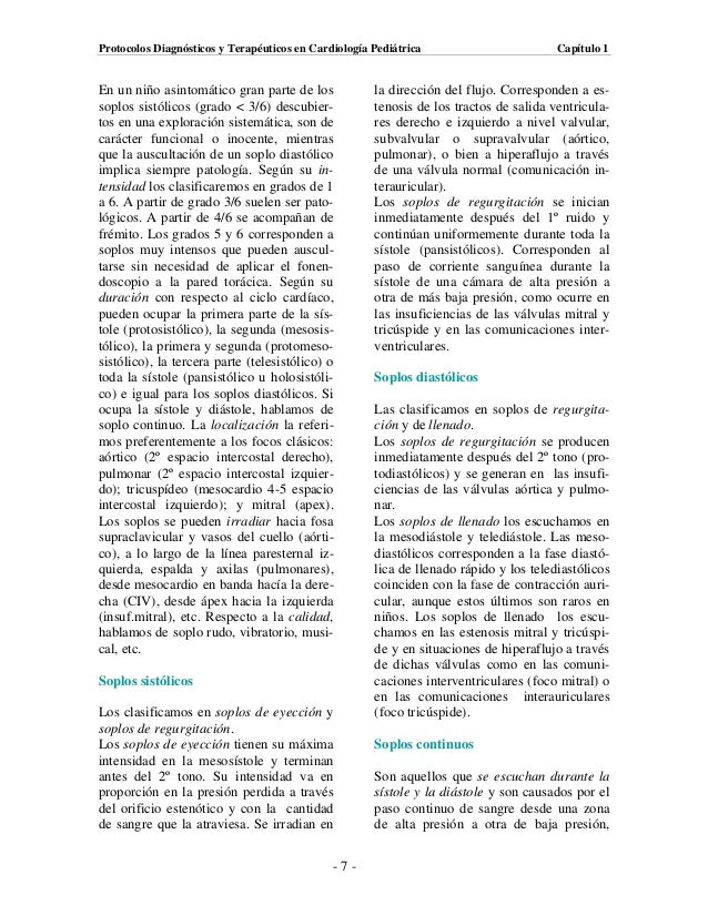Protocolos de la sociedad española de cardiología pediátrica Protocolos de la sociedad española de cardiología pediátrica