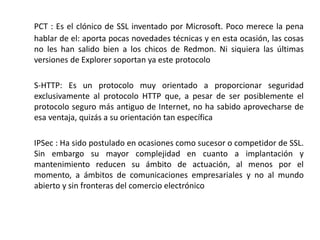 Protocolos de seguridad ssl | PPTX