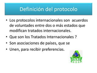 Protocolo del tratado antártico.