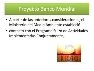 El país podrá lograr beneficios generados por el daño causado a la atmósfera y al sistema climático por los países desarrollados.Potencial y ventajas para Colombia