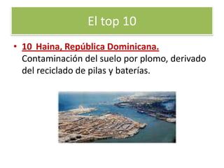 El top 10  De las ciudades mas contaminadas del Mundo