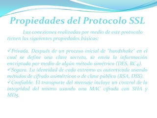 Protocolo SSL | PPTX