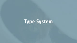 Type System
 