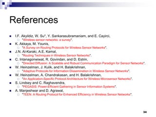 Protocols for wireless sensor networks | PPT