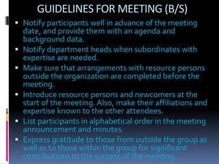 Protocols of event management | PPT
