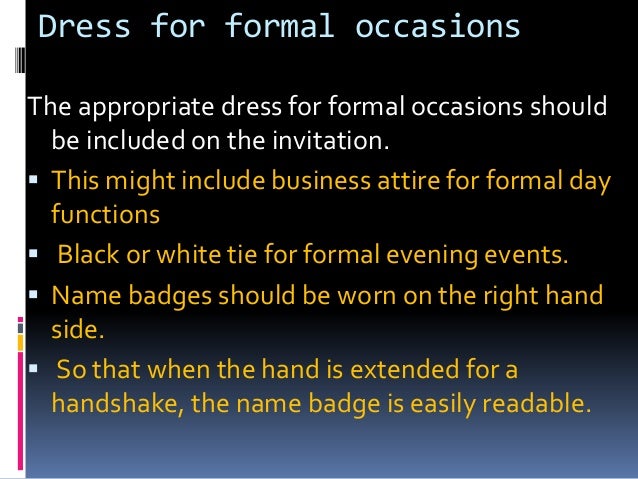 Protocols of event management
