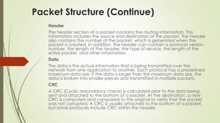 Also Packet.pdf PROTOCOLS, PACKETS AND STANDARDS.pdf