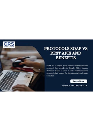 Protocols SOAP Vs REST APIs and Benefits
