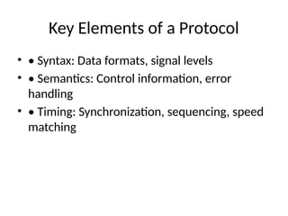 protocol_stack_overview COMPUTER NETWORKS AND COMMUNICATION | PPTX