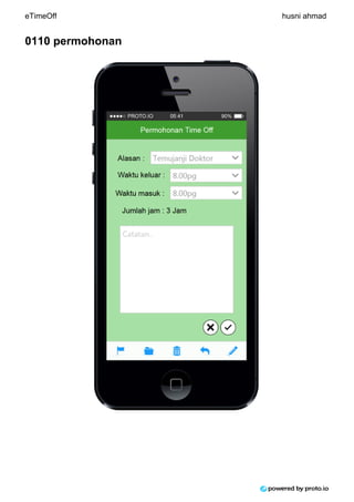 0110 permohonan
eTimeOff husni ahmad
 