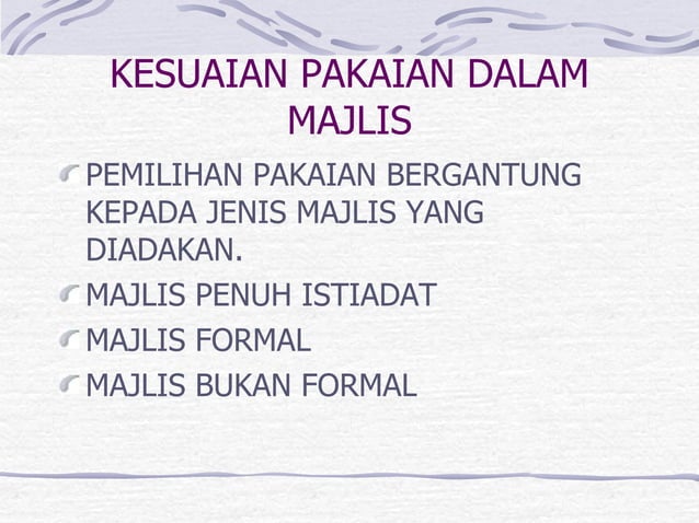 Protokol Dalam Pengurusan Majlis Rasmi (Khas)