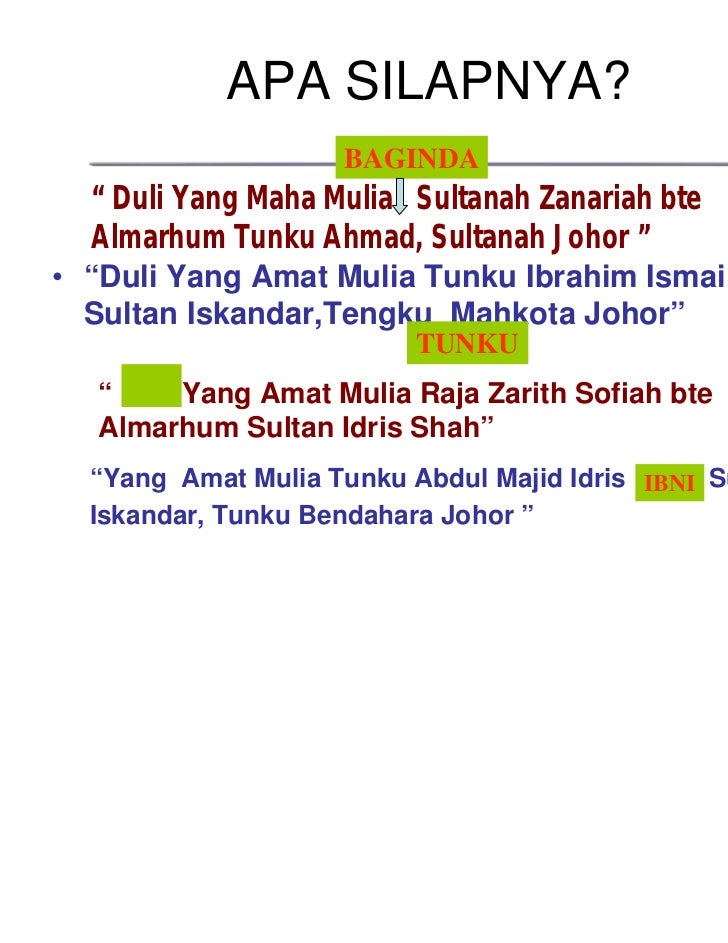 PROTOKOL JOHOR