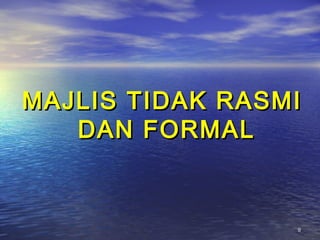 Protokol Majlis Rasmi Di Sekolah | PPT
