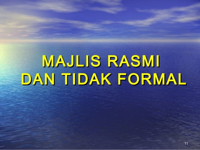 Protokol Majlis Rasmi Di Sekolah