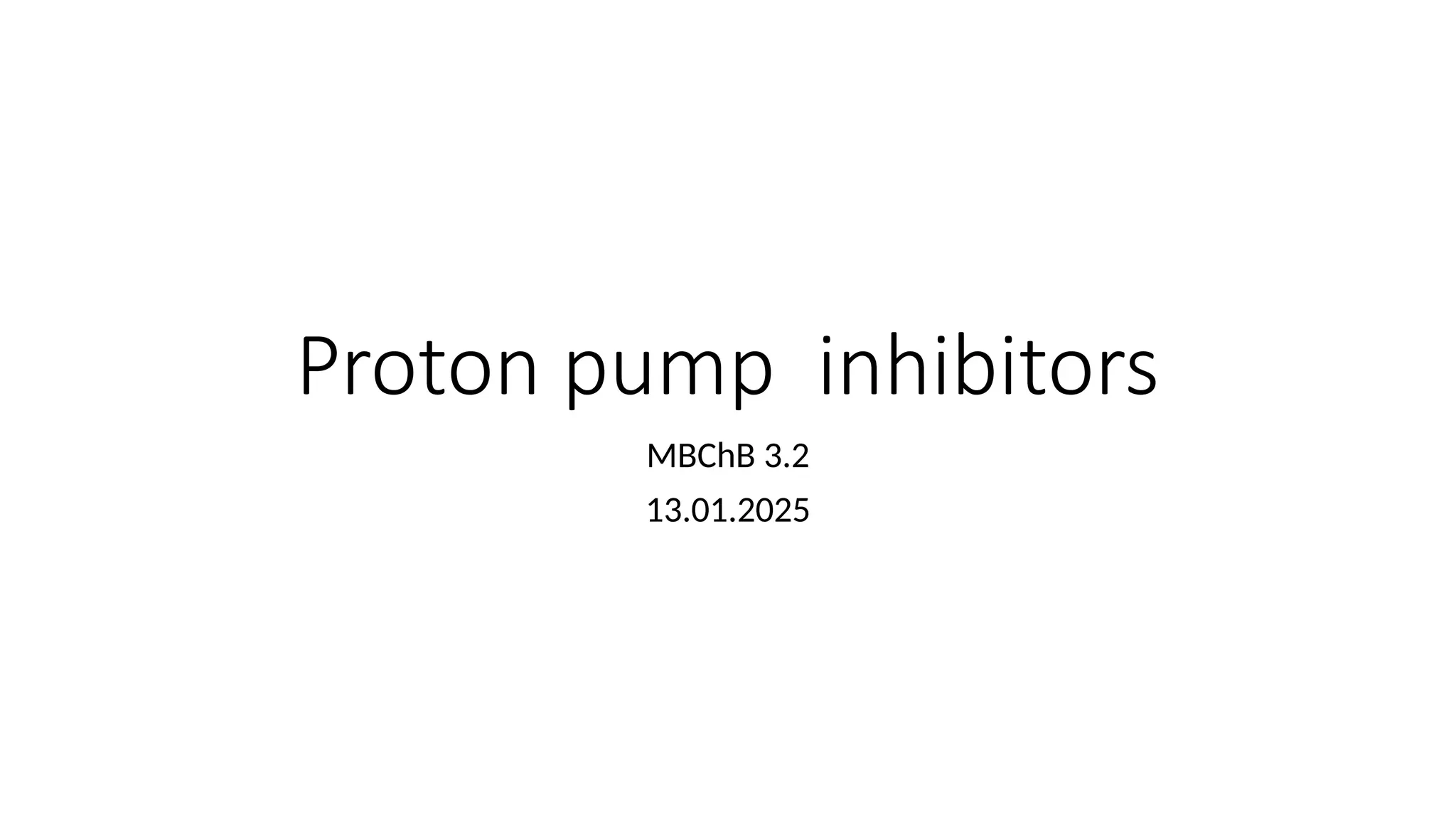 Pharmacology of Proton pump inhibitors.pptx
