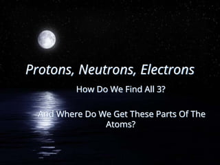 protons-neutrons-electrons by mcpits.ppt