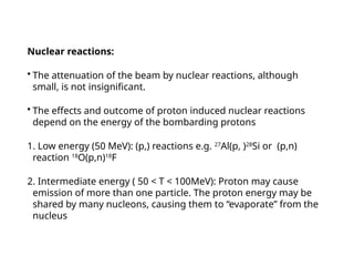 Proton beam therapy and its physics and equipments | PPTX