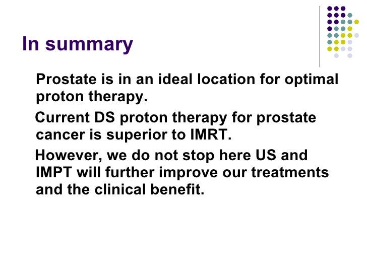 Imrt vs proton therapy