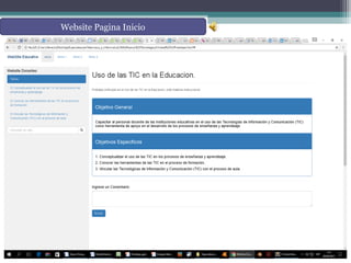 Website Pagina Inicio
 