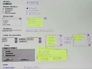 Prototipos de Baixa e Alta Fidelidade