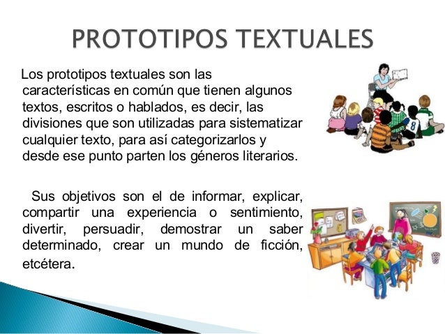 Prototipos textuales diapositivas