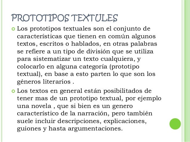 Prototipos textuales leoye