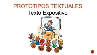 PROTOTIPOS TEXTUALES
Texto Expositivo
 
