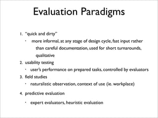 Prototype and User Test | PDF