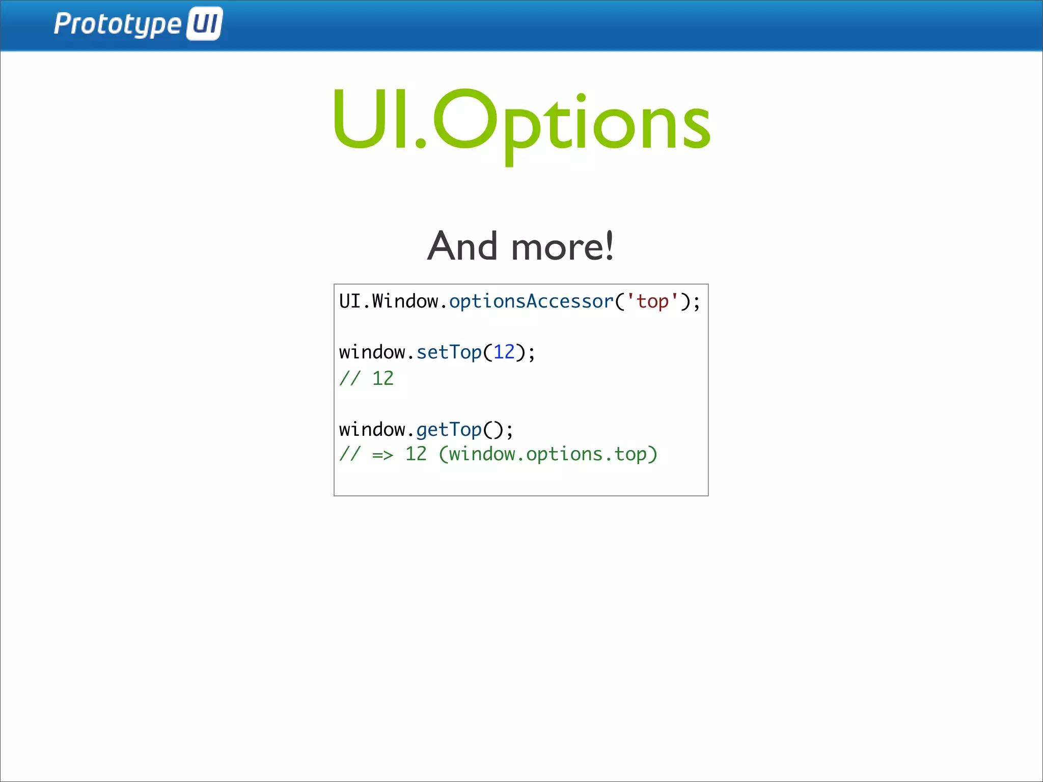 Prototype UI Intro