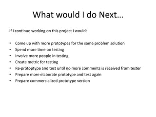 Prototype and test | PPTX