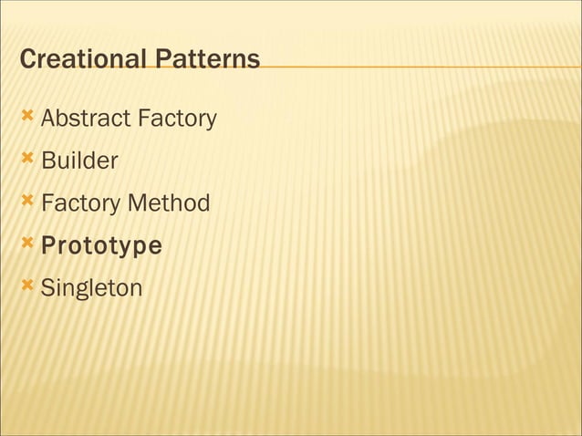 Prototype Design Pattern | PPT