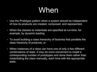 Prototype design patterns | PPTX