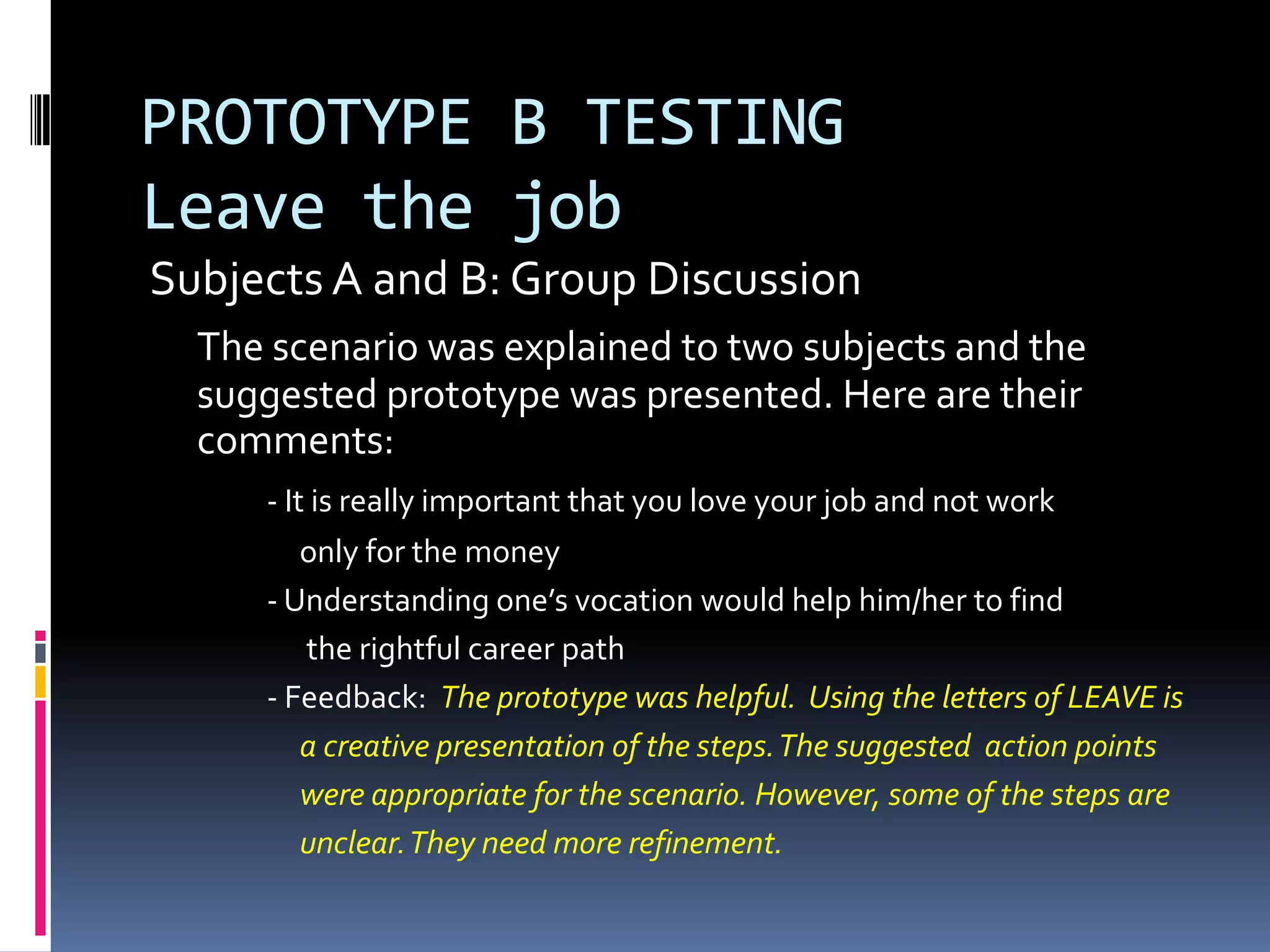 Prototypes and testing | PPT | Free Download