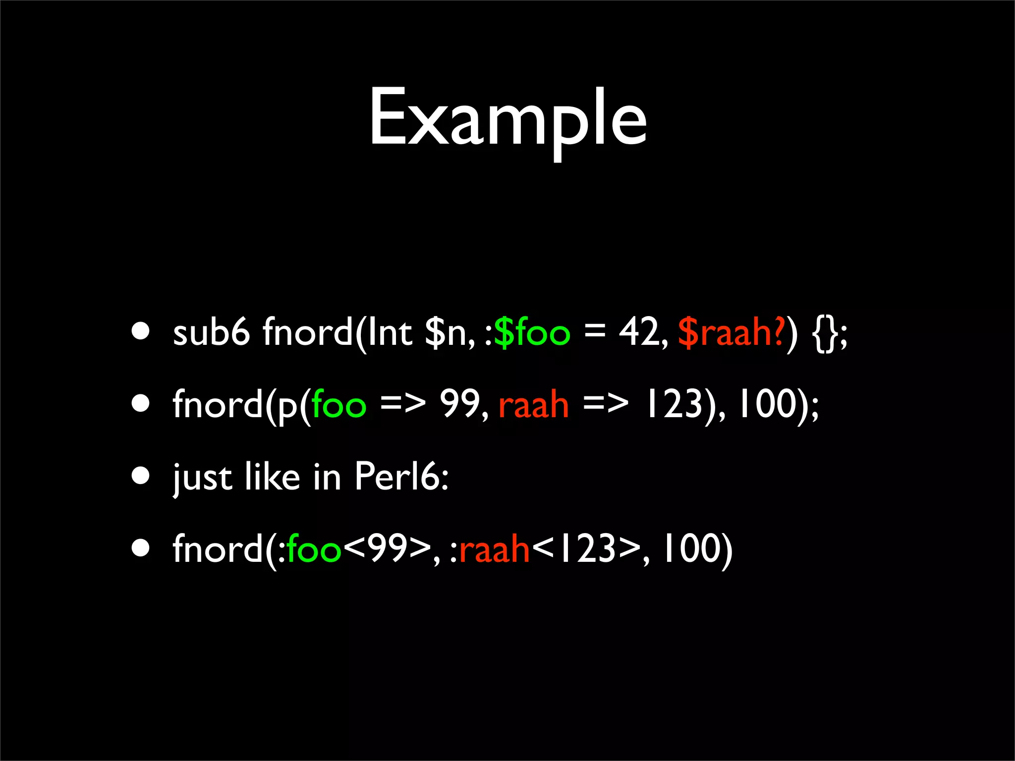 prototype::signatures