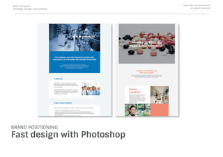 BRAND POSITIONING
Fast design with Photoshop
With Company
Strategic Design Consultancy
www.with-company.com
all rights reserved
 
