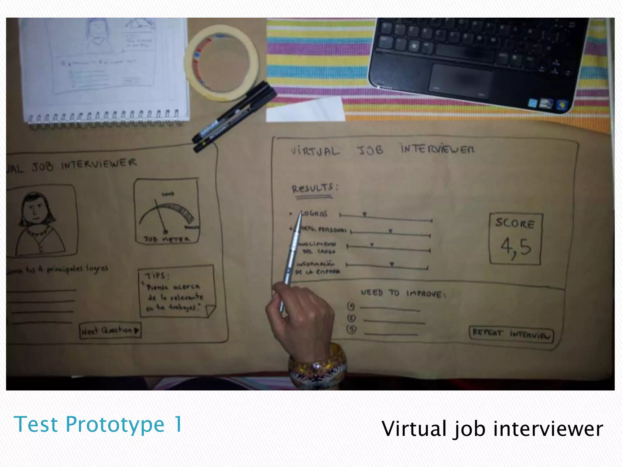 Test Prototype 1 Virtual job interviewer
 